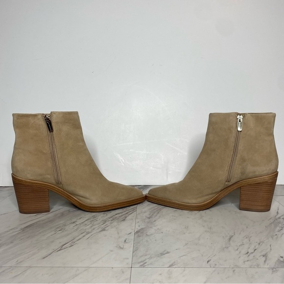 Vince Camuto Rinvalla Tan Suede Bootie 8M - Picture 5 of 14